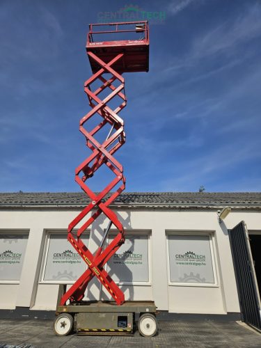 Önjáró ollósemelő 11,8 m munkamag SKYJACK SJ III 4632  317kg thr személyemelő