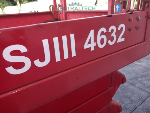 Önjáró ollósemelő 11,8 m munkamag SKYJACK SJ III 4632  317kg thr személyemelő