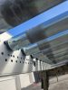 Easysystem aluminum frame roller conveyor 1-6m length conveyor roller row several pcs