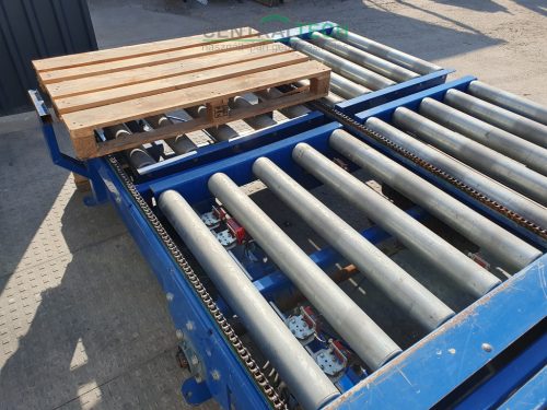 Láncos átadó görgősor, raklapszállító pálya/ct2031