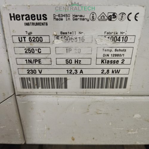  Wärme und Trockenschrank Heraeus UT 6200 250°C