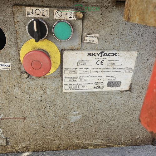 Electric scissor lift 9.9m SKYJACK SJ-III 4626 personnel lift