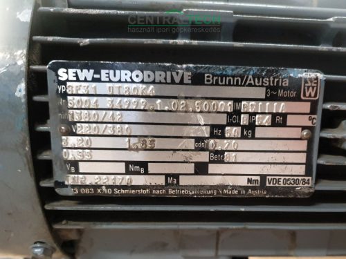 SEW gear 42 rpm 0.55Kw geared electric motor /ct2046