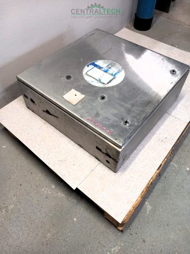 Stainless steel switch cabinet, 600x600x200 mm, single door/ct2061e