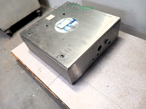 Stainless steel switch cabinet, 600x600x200 mm, single door/ct2061e