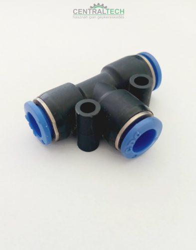 CDC 3x8 mm pneumatikus T gyorscsatlakozó, push-in csatlakozó/ct2066d