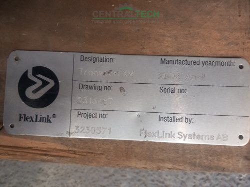 Flexlink Transport XM moduláris szállítószalag, 025 kW/ct2069