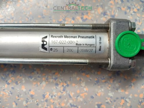 Rexroth Mecman 167-022-000-2 léghenger, 200 mm lökethossz/ct2098