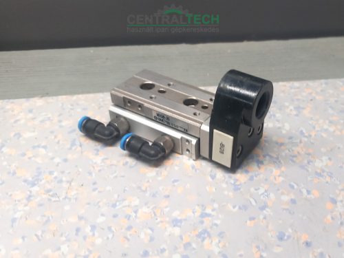SMC MXQ6-20, 6 mm/20 mm, használt precíziós pneumatikus lineáris egység/ct2114