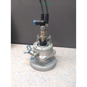   Festo DSM-12-270-P-FW 157657, 12-es méretű, 270°-os félszögelfordulású, használt pneumatikus forgatómodul/ct2116