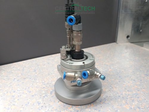 Festo DSM-12-270-P-FW 157657, 12-es méretű, 270°-os félszögelfordulású, használt pneumatikus forgatómodul/ct2116