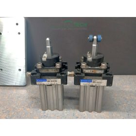   Nihon Seiki BN-6021B-FAEF0013A 32-20, használt pneumatikus stopper henger, görgős végütközővel/ct2119