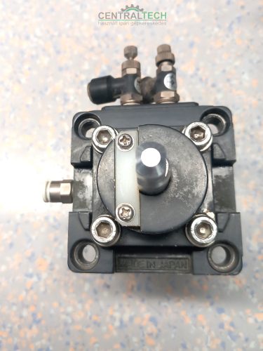 Nihon Seiki BN-6021B-FAEF0013A 32-20, használt pneumatikus stopper henger, görgős végütközővel/ct2119