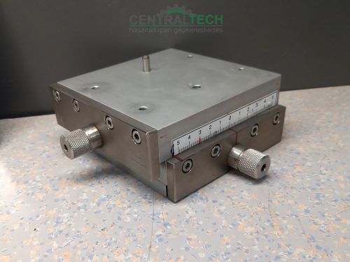 Kézi XY pozícionáló asztal, masszív alumínium