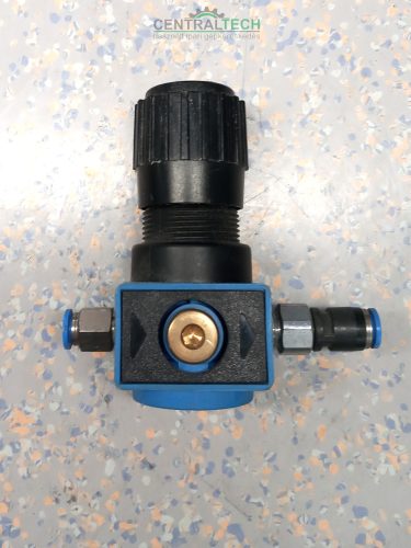 Eladó egy használt, jó állapotú JOYNER R-1/8 típusú pneumatikus nyomásszabályzó 