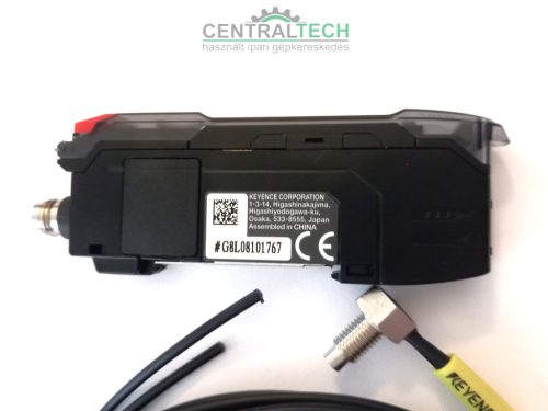 Keyence FS-N41C digitális száloptikás érzékelő erősítő, FU-67TZ optikai kábellel/ct2160d