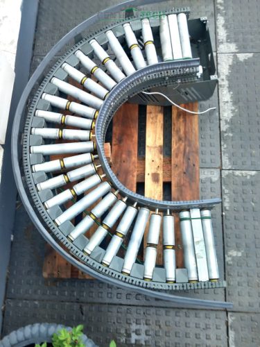 Görgőspálya ív KNAPP, hajtott görgősor 180°visszafordító pálya/ct2163