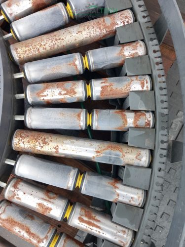 Görgőspálya ív KNAPP, hajtott görgősor 180°visszafordító pálya/ct2164