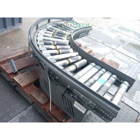   Knapp görgős szállítópálya ív, 90° irányváltó görgősor/ct2167