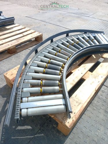 Knapp görgős szállítópálya ív, 90° irányváltó görgősor/ct2170