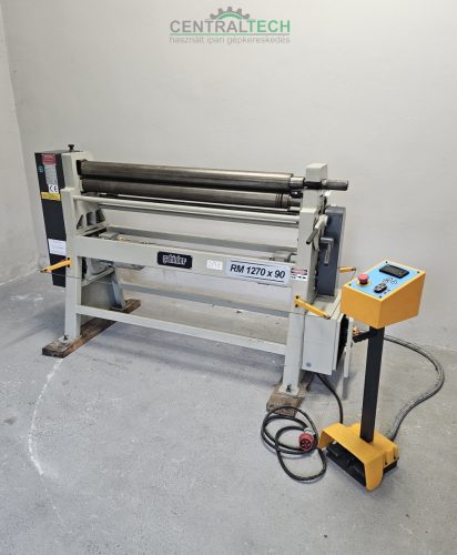 Lemezhengerítő SAHINLER RM1270X90 3mm hengerítő gép 