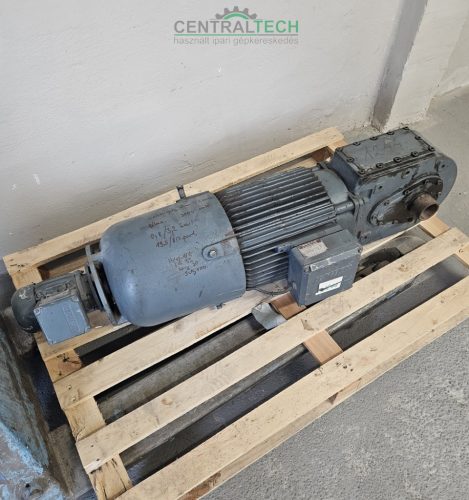 Bauer hajtómű 3,2kw 80 ford hajtóműves villanymotor fékes