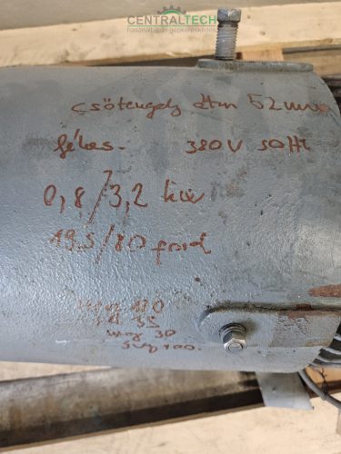 Bauer hajtómű 3,2kw 80 ford hajtóműves villanymotor fékes