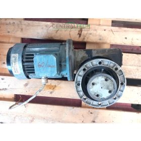   ABB 1,5 kW villanymotor, kimenő fordulat 60 r/min hajtóművel/ct2183