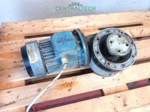 ABB 1,5 kW villanymotor, kimenő fordulat 60 r/min hajtóművel/ct2183