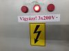 300kVA 3 fázisú trafó, transzformátor eladó 3x400V -> 3x200V