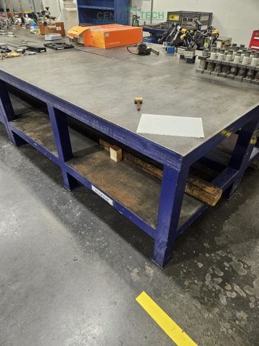 Egyengető asztal 200x90cm hegesztő asztal nagy teherbírású műhelyasztal