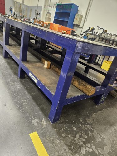 Egyengető asztal 200x90cm hegesztő asztal nagy teherbírású műhelyasztal