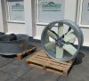 NUAIRE SC1000 Nagynyomású Axiál csőventilátor 32000m3/h 7,5kw 1000mm átm 