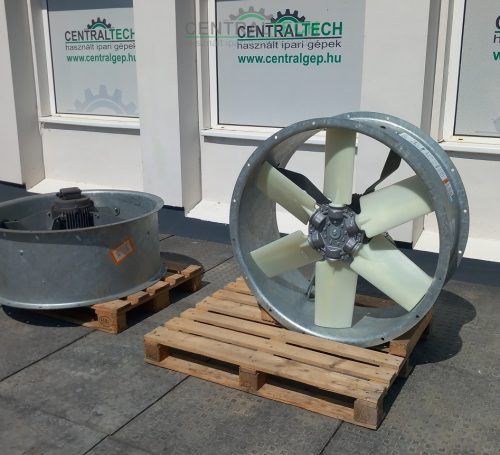 NUAIRE SC1000 Nagynyomású Axiál csőventilátor 32000m3/h 7,5kw 1000mm átm 
