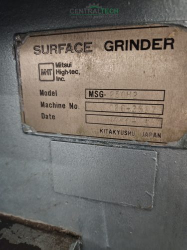 Mitsui MSG250H2 precision automatic surface grinder