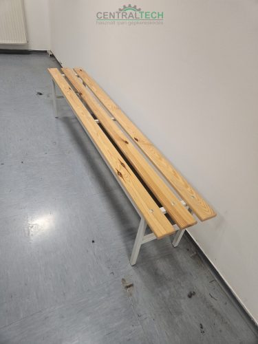 öltözőpad 200x35cm  öltözői pad Metalobox OP több db eladó