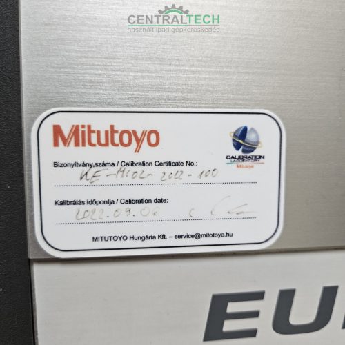 Kordináta mérőgép Mitutoyo EURO M 574 kiváló állapotban eladó.