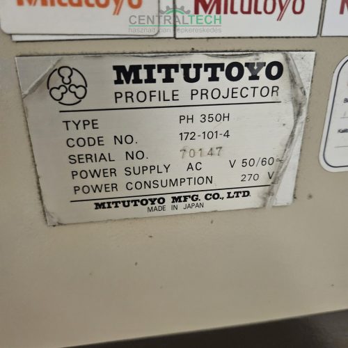 Mitutoyo PH-350H profilprojektor