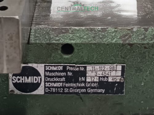 Asztali prés, mechanikus kézi prés, billenőkaros prés 12 kN