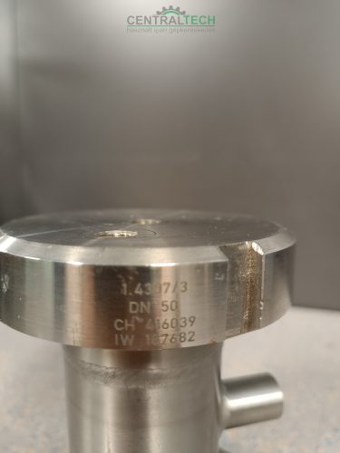 Eladó rozsdamentes acél DN50 mérőcsonk/karimás szerelvények
