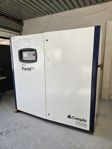 Olajmentes csavarkompresszor Compair D75HRS 10A 75kw 10 bar 11.4m3/perc frekvenciaváltóval