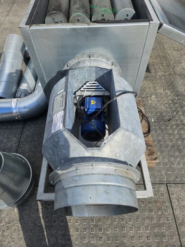 Aktív Szénszűrős elszívó  0,55kw 1100m3/h légszűrő füstelszívó