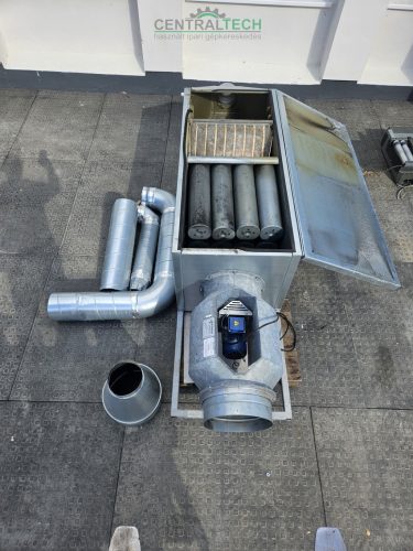Aktív Szénszűrős elszívó  0,55kw 1100m3/h légszűrő füstelszívó