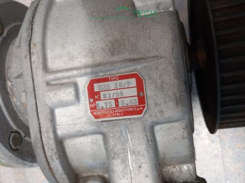 EW HOF hajtóműves villanymotor 1 kW, 456 rpm, 24 V DC motor