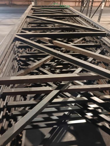 raklapos állványrendszer, 390x110cm 2,7m gerenda raktári polcrendszer