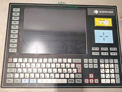 Domino Dynamark Scanmodul 10 mm ipari lézer BCP4 vezérlővel