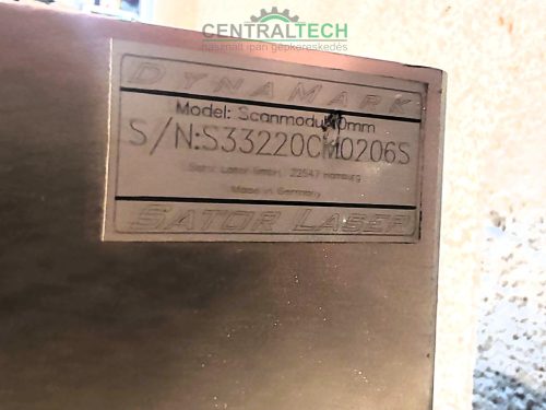 Domino Dynamark Scanmodul 10 mm ipari lézer BCP4 vezérlővel