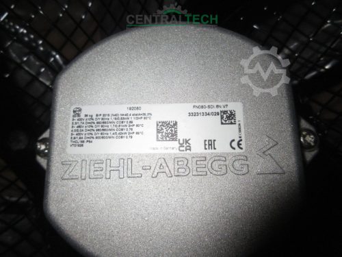 ÚJ! Ipari axiál ventilátor 800mm átm 23000m3/h ZIEHL-ABEGG fn80-sdi.6n elszívó ventilátor