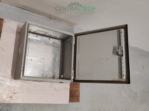 Rittal kapcsolószekrény egy ajtós, acél szerelőlappal 380x380x210mm /ct2277e