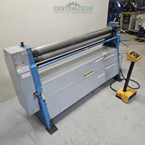 Lemezhengerítő AKYAPAK AS 1550X90-2,5mm hengerítő gép 